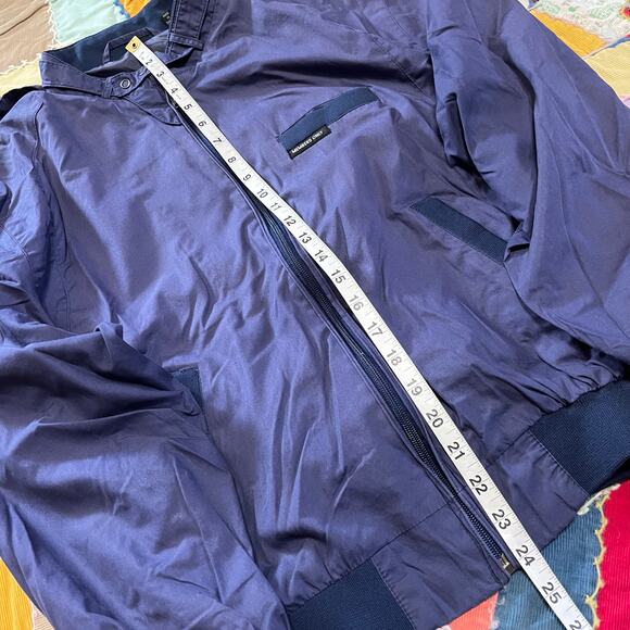 Vintage Members Only Navy Blue Full Zip Jacket Medium - Picture 4 of 6